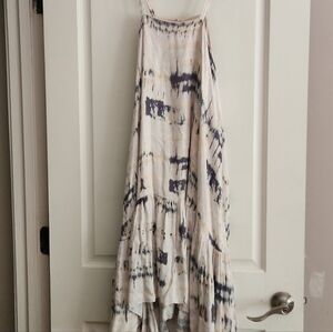 NWOT Crew & Lu Tie Dye Hankerchief Midi Dress